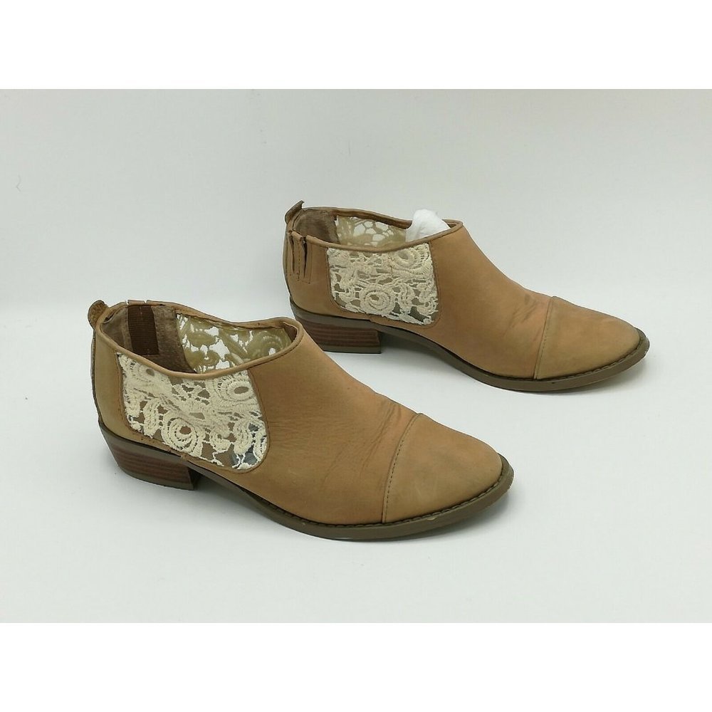 Klub Nico Pull On Leather Ankle Boots Women's US 6